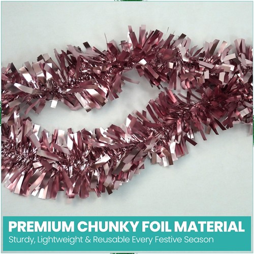 Tinsel christmas tree - tinsel,