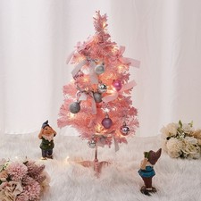 Pink Mini Christmas Tree With