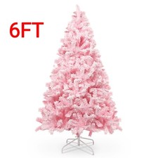 5/6/7FT Pink Christmas Tree W/
