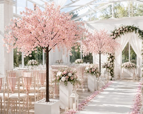 210cm pink cherry blossom - cherry,