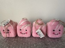 4 X John Lewis Pink Felt